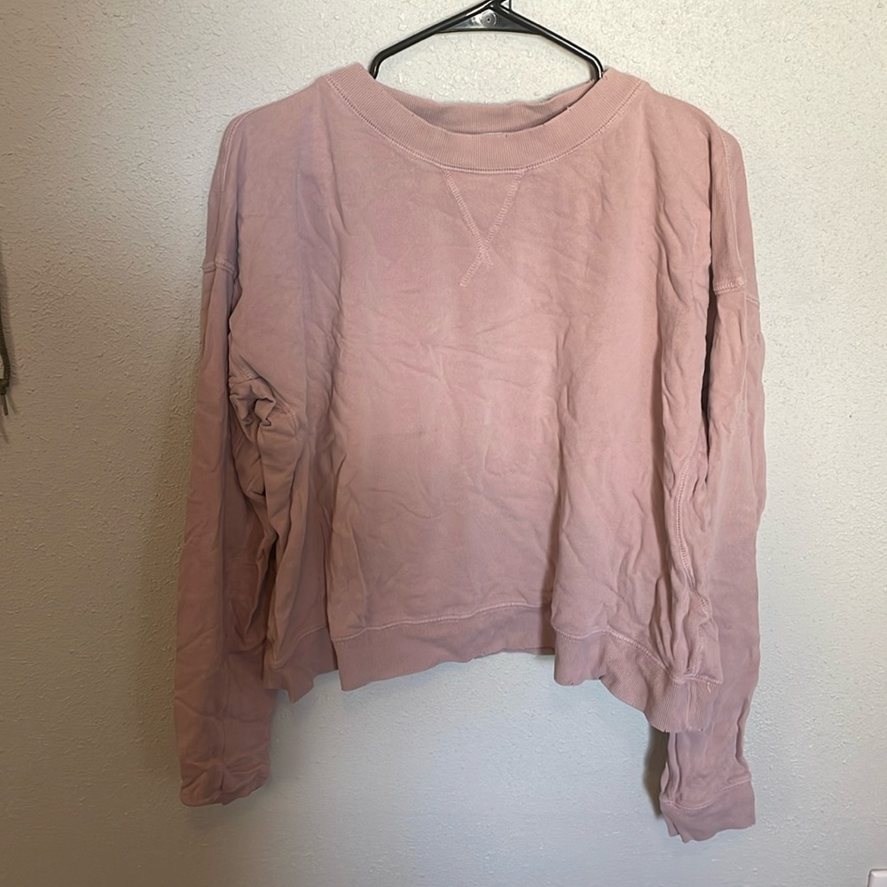 mauve crewneck